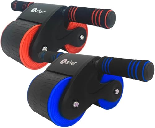 Rolo Abdominal com Roda Dupla e Colchonete Incluso Revestido em Borracha e Espuma Marca: AIKER – Ide