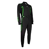 Speed Racewear Kart-Overall Imola RS2 – 2-lagig – schwarz/neongrün (160)