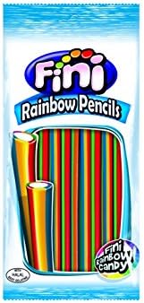 Rainbow Pencils - 250g - 15 sticks of flavoured candy