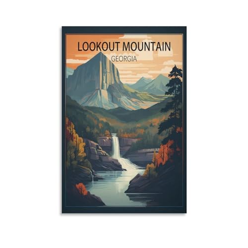 Poster voyage vintage LICHNWW Lookout pour transformer une chambre étudiante ou un salon