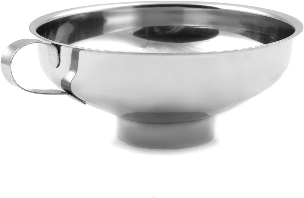 Farm to Table Wide Mouth Canning Funnel, Stainless Steel, 5.75-Inch Metallic image 2