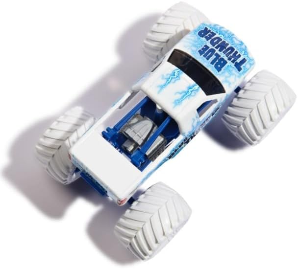 Monster Jam, Official Series 24 Oversized Blue Thunder Monster Truck, Collector Die-Cast Vehicle, 1:24 Scale, Kids Toys for Boys Ages 3 and up