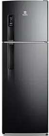 Electrolux Geladeira 380L Frost Free AutoSense Inverter Black Inox Look 2 Portas Degelo Automático - IF41B