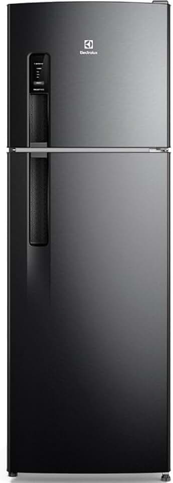 Electrolux Geladeira 380L Frost Free AutoSense Inverter Black Inox Look 2 Portas Degelo Automático - IF41B