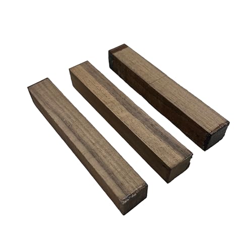 Noyer Americain Holzhandwerk: Hickory-Holz, 39 Gramm, Ideal für Füllfederhalter, Coutellerie, Musikinstrumente (3)