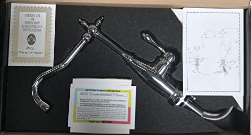 Mico Chrome Simone French Country Series Kitchen Faucet