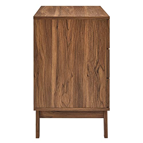 Modway Soma 3-Drawer Dresser In Walnut, 31 X 18.5 X 30 #TOP1