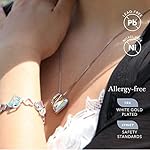 Leafael Mother's Gift Necklaces for Women, Infinity Love Heart Pendant with Birthstone Crystals, Silver Plated, Birthday Jewelry for Mom and Wife, 18 plus 2 inch Chain - Image 2