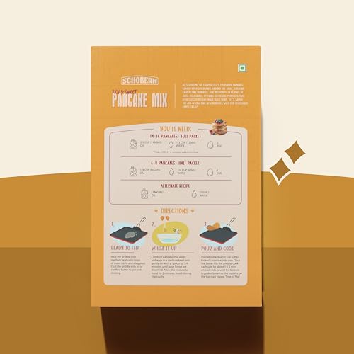 Image of Schobern Pancake Mix - Soft & Fluffy Swiss-Style, For Kids & Adults, 350g