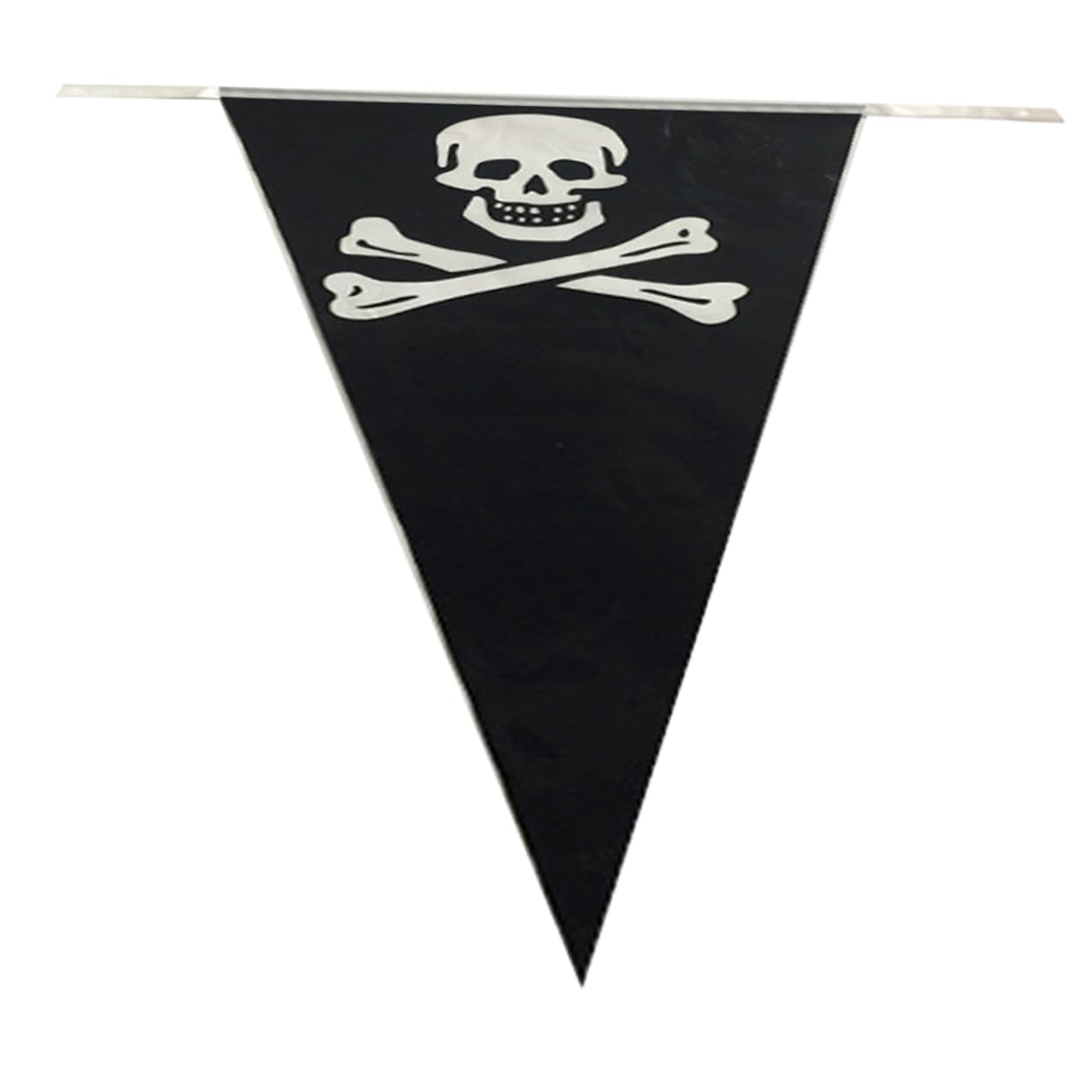 Bannière de crâne de pirate pour habiller un mur vide lors d'une fête d'Halloween