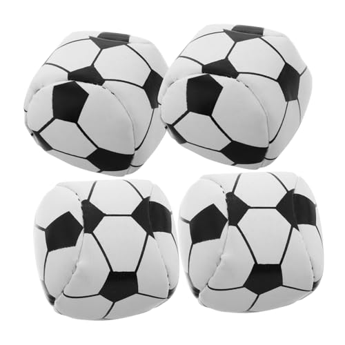 GALPADA 4stücke Sitzsack für Junge Mädchen Fußballsitzsack zum Werfen und Fangen Geeignet für Garten und Outdoor-aktivitäten Robustes Spielzubehör für Drinnen und Draußen