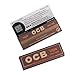 OCB Rolling Papers Virgin Unbleached Single Wide 70mm 50ct (10 Booklets)