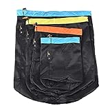 Jorzer Compression Stuff Sack Bag 4PCS Mesh Drawstring Storage Lightweight Outdoor Camping Sleeping Bag Compression for Outdoor Camping Hiking..