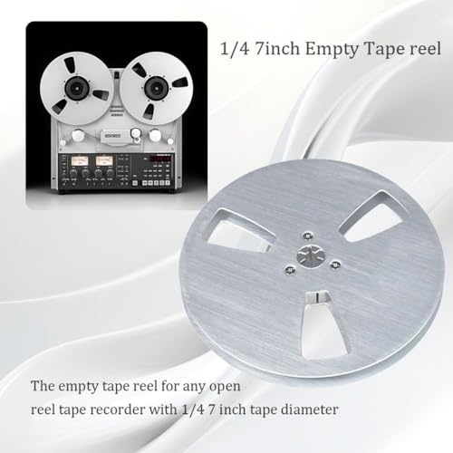 Universal Aluminum Empty Tape For 7 Inches Open Tape 1/4 Inches Reels To Reels Player - Thumbnail 6