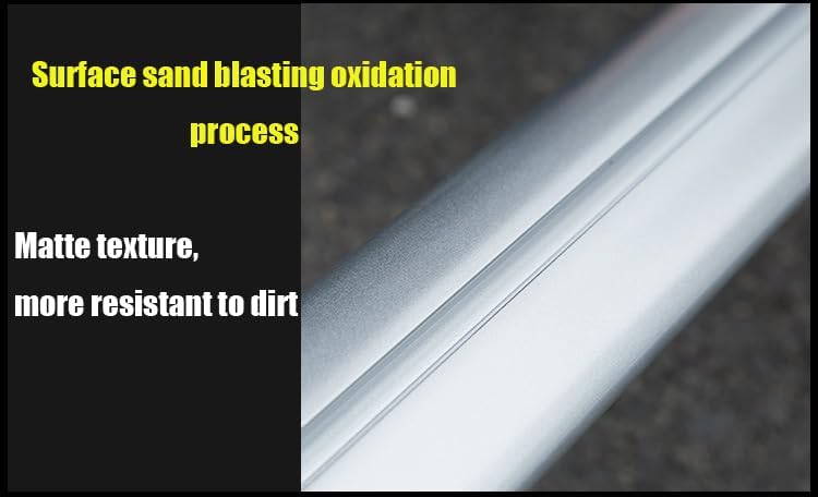 Miniatura 3 de Barra transversal de aluminio con cerradura para riel de techo, 2 unidades, compatible con Volvo XC40 2018-2024