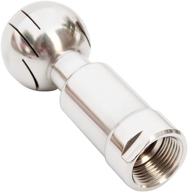 360 Degree Rotary Tank Cleaning Ball - High Pressure SS304 Spray Fitting for Sanitary Applications - 1 Piece(DN20)
