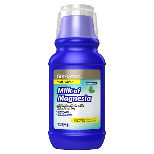 Image of GoodSense Milk of Magnesia Sugar-Free Mint,12 Ounce (Pack of 3)