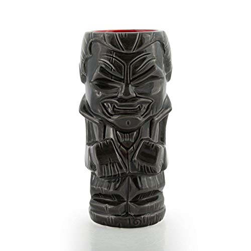 Geeki Tikis 17 ounce Ceramic Mug | Dracula Bela Lugosi | Gray