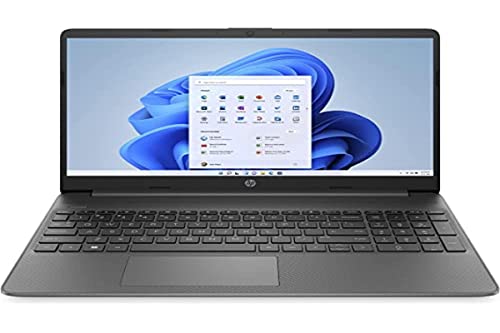 HP Laptop 15s-fq2120nl Notebook, Intel Core i3-1115G4, RAM 8GB DDR4, SSD 128GB, Intel UHD Graphics, pantalla 15.6' HD Ready, Antirreflectante, Wi-Fi, Lector SD, Webcam HD, Windows 11 Modo S, Gris