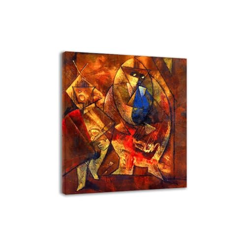 Reproduction sur toile Dimanche après-midi tableau encadré 40x48