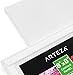 ARTEZA Canvas Boards for Painting, 8 x 8 Inches, Pack of 14, Blank White Canvas Panels for Acrylic, Oil and Gouache Painting