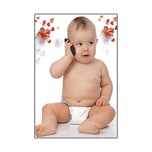 Image of pnf Poster And Frames Cute Babies Waterproof Wall Poster | Pregnant Women, Mothers | For Living, Bedroom | Home Decoration | Best Gifting Option (12x18inch) 1334-1