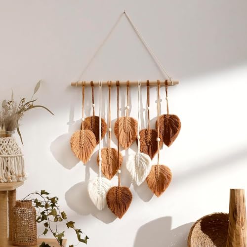 Macrame Tapestry Wall Hanging - Hand Woven Boho Tapestry Fal...