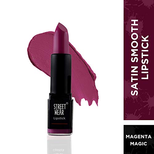 Image of Street Wear Satin Smooth Lipstick, Magenta Magic, 4.2g