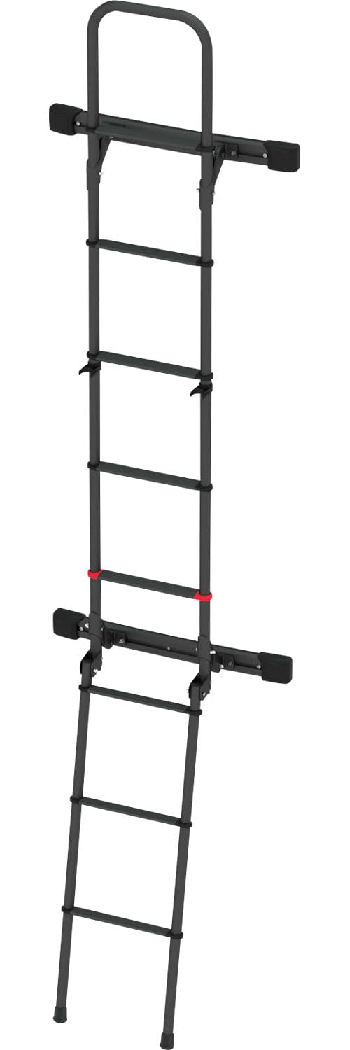 Fiamma Leiter Deluxe Sprinter Deep Black Version, Heckleiter, Aufstiegsleiter (932944442)