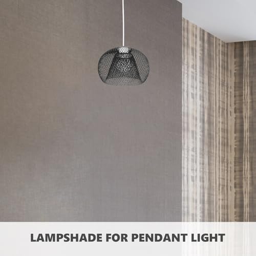 Decoración Elegante y Duradera con Pantalla Lámpara Colgante de Hierro 3
