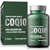 Coenzima Q10 Vegano 200mg, Integratore per Energia e...