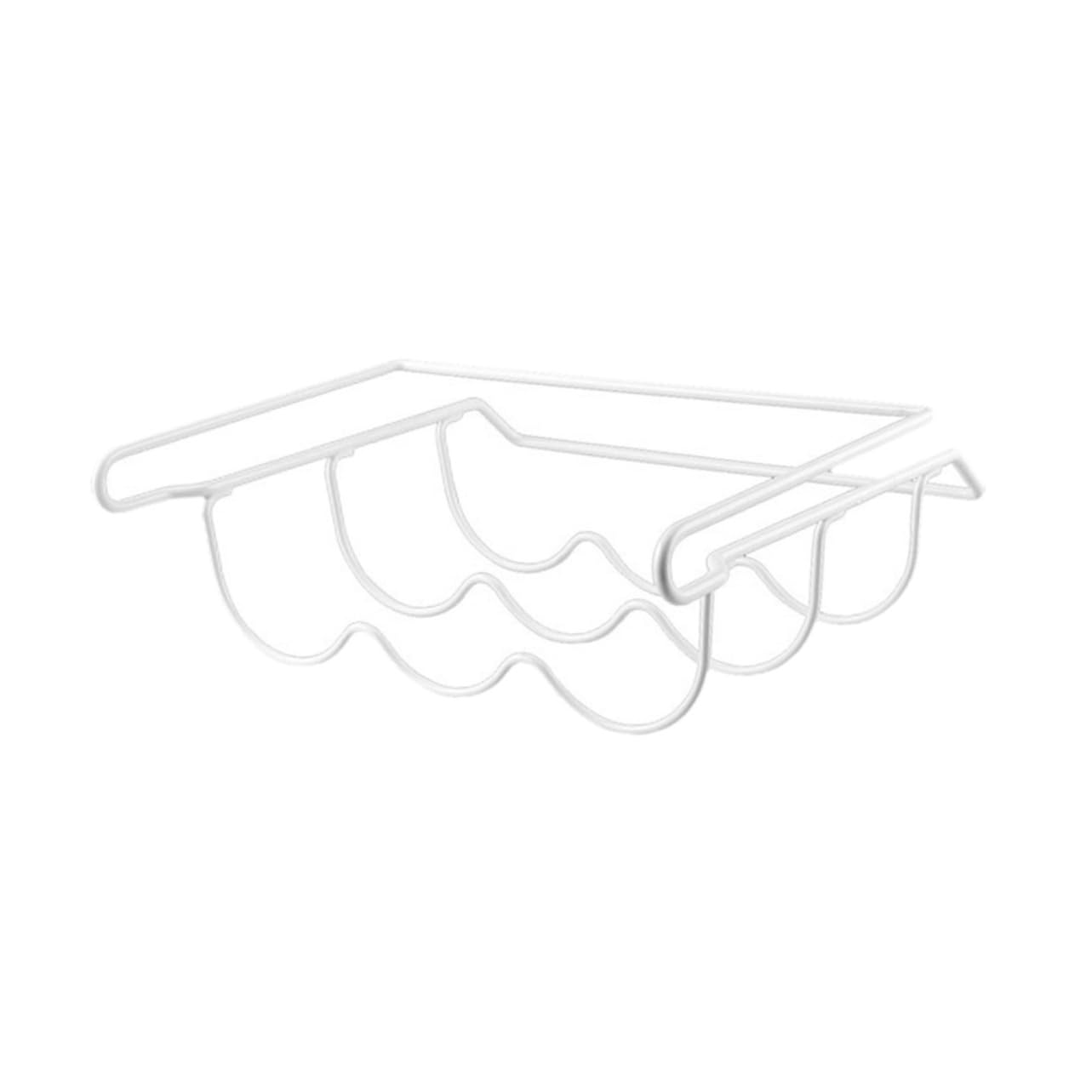 NAMOARLY Fridge Shelf Beer Can Rack Wine Bottle Holder Iron Material Easy Access Beverage Storage