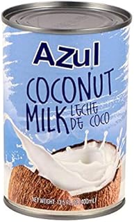 Azul Coconut Milk–Unsweetened Coconut Milk, Dairy & Gluten Free, 13.5 Fl. ounce, 12 pack