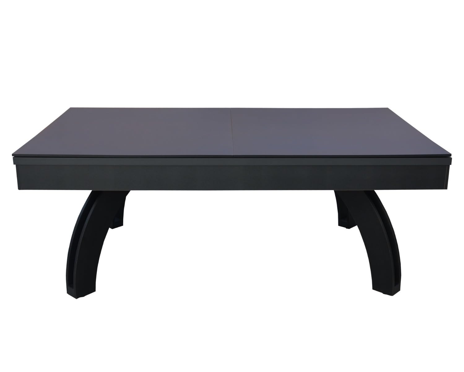 NGBiliardi Biliardo Sirio Nero Multifunzione 214 cm, Diventa Ping Pong e Tavolo da Pranzo