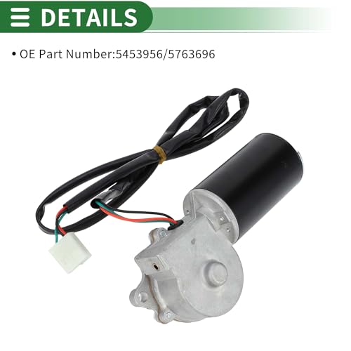 Image of Motoforti Windshield Wiper Motor Car Front Windscreen Wiper Motor Replacement for Jeep CJ5 CJ7 1976-1982 No.5453956 /5763696 3 Pin