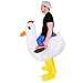Bodysocks Chicken Ride Inflatable Costume for Adults (One Size)