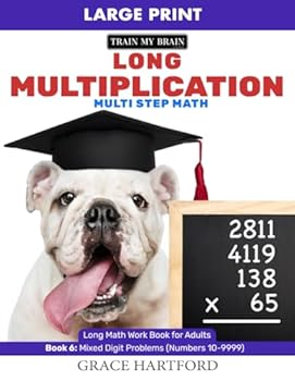 Paperback Long Multiplication: Multi-Step Math Book