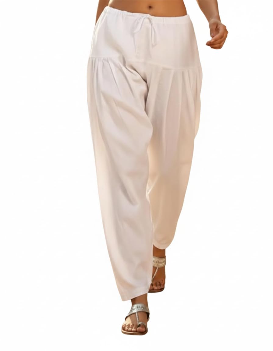 Umas Fashion Women's Solid Mid Rise Cotton Salwar,-picture-38