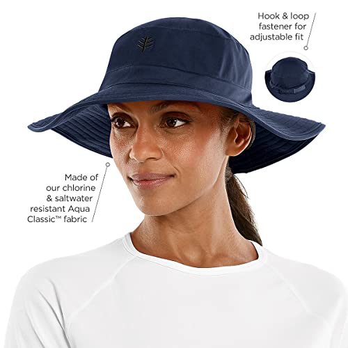 Coolibar Upf 50+ Women's Brighton Chlorine Resistant Bucket Hat - Sun Protective (Small/Medium- Tropical Mint) #TOP1