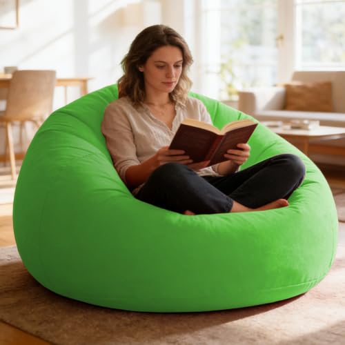 Canapé gonflable et fauteuil pliant vert confortable pour salon