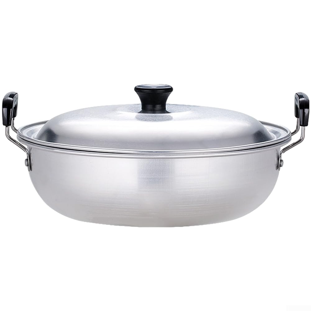 Casserole à soupe en aluminium de 24cm pour ramen et nouilles