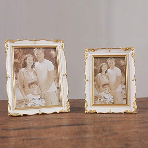 Cadre photo résine blanc 8 pouces support de table simple style moderne - 4