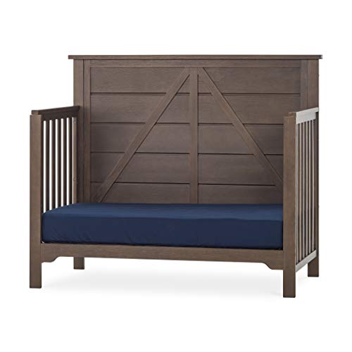 Forever Eclectic Woodland 4-In-1 Convertible Baby Crib, Brushed Truffle #TOP2