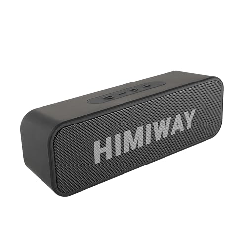 Himiway Portable Bluetooth Speaker IPX5 Waterproof Wireless Bluetooth Speaker with 10W Loud Stereo Sound, Deep Bass, Bluetooth 5.0 for Home, Outdoor, Party, Beach, Travel, Phone,Computer