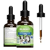 Pet Wellbeing Bilberry for Dogs - Organic Herb, Supports Eye Health, Antioxidant-Rich, Healthy Vision, Capillary Care - Herbal Supplement 2 oz (59 ml)