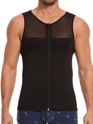 Men Compression Vest Shapewear Tummy Control Slimming Body Shaper Tank Sleeveless Compression Shirt2
