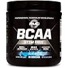 PMD Sports BCAA الأحماض الأمينية الخالية من الحافات - أداء تجريب أفضل ، واستعادة محسنة ، وطاقة يومية ، ومنشئ العضلات ، وتربية العضلات - BCAA Powder Drink Mix - Blue Razz (30 حصص)
