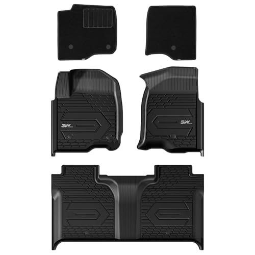 Image of 3W Floor Mats & Front Carpet for 2019-2026 Chevy Silverado /GMC Sierra 1500