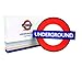 TfL London Underground Lightbox Sign with 10 Interchangeable Tube Stations