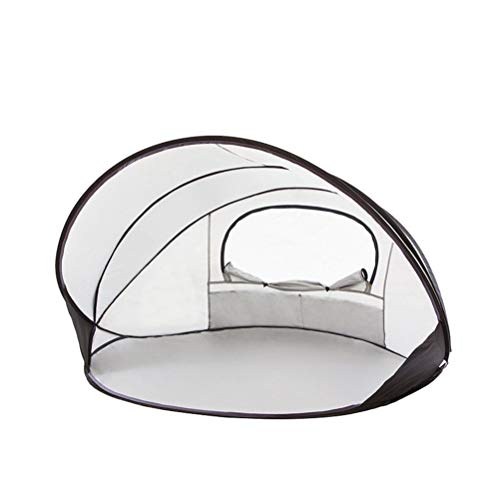 Tente de plage portable anti-UV double avec système de pliage automatique